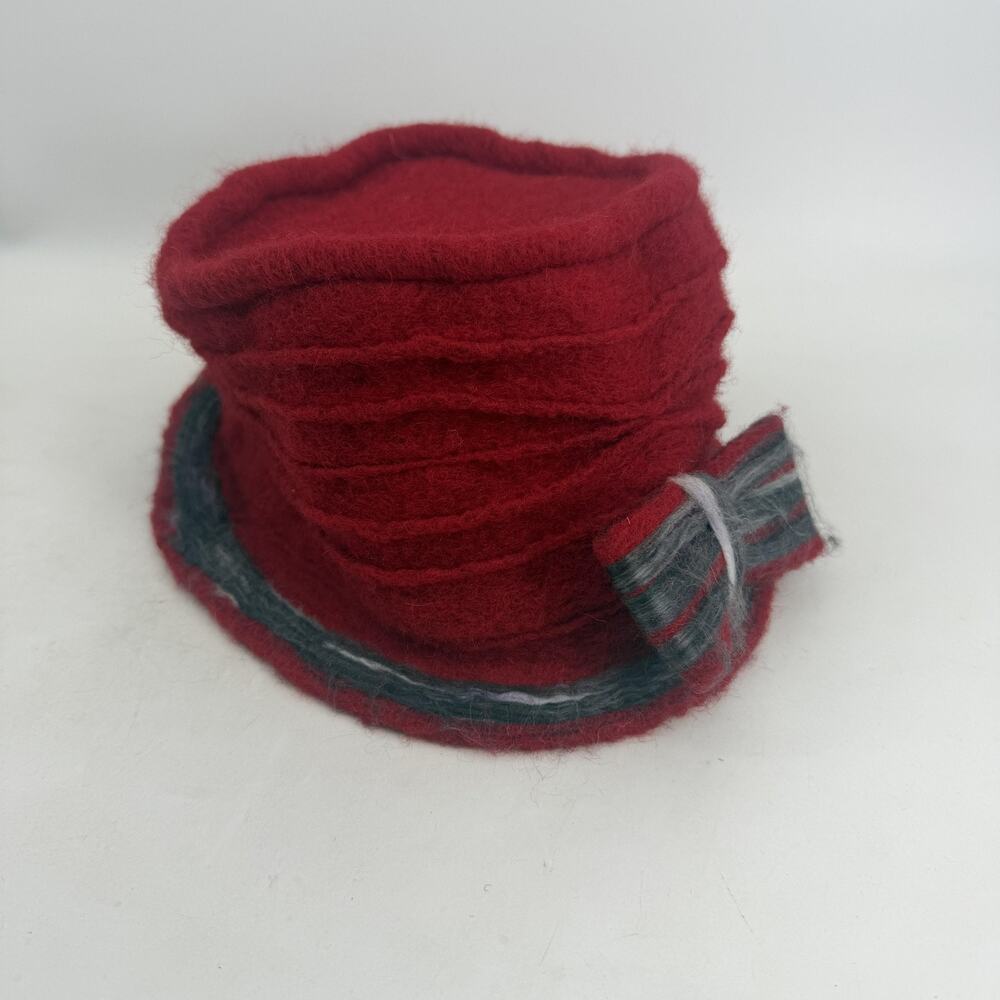 Daniele Meucci Hat Cloche Bucket Wool Italy Artsy Hipster Boho Cottagecore Indie